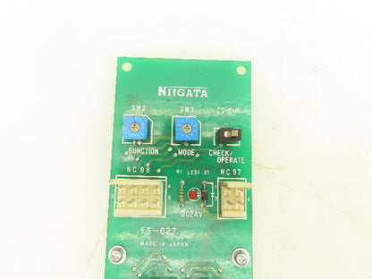 Niigata ES-027 PLC Circuit Board Control Module