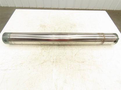 Hytrol 4"x 37" Belt Conveyor Crowned Idler Tail Pulley Roller 38"BF