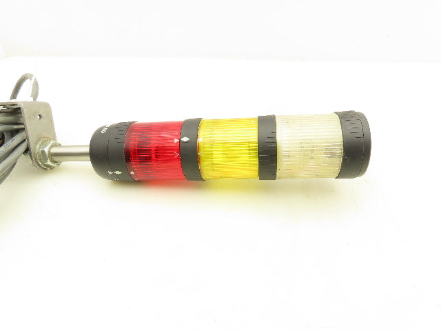 Pfannenberg BR50 Stacklight Signal Tower Red Yellow Clear Mounting Bracket 230V