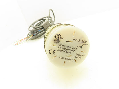 Pfannenberg BR50 Stacklight Signal Tower Red Yellow Clear Mounting Bracket 230V