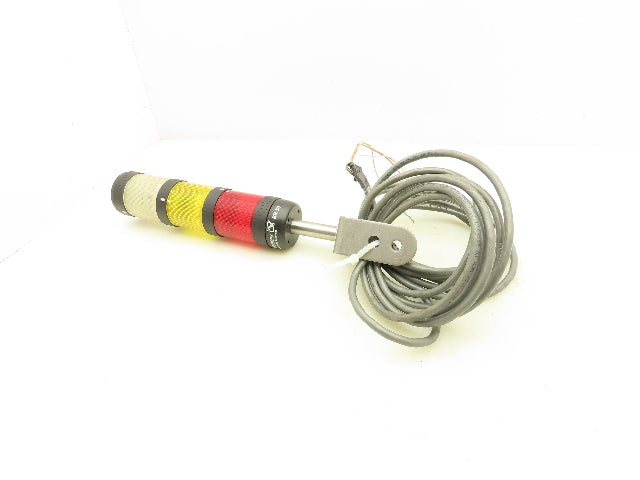 Pfannenberg BR50 Stacklight Signal Tower Red Yellow Clear Mounting Bracket 230V