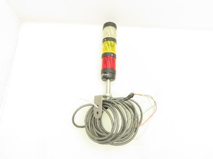 Pfannenberg BR50 Stacklight Signal Tower Red Yellow Clear Mounting Bracket 230V