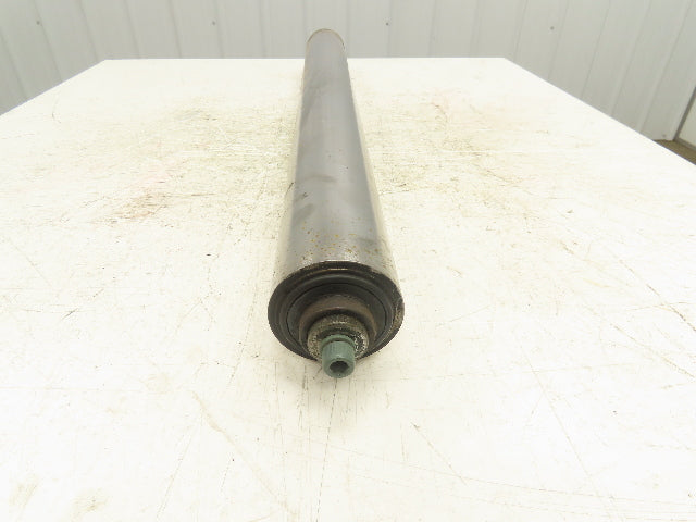 Hytrol 3.5"x 36" Belt Conveyor Idler Tail Pulley 38"BF Steel Drum Roller