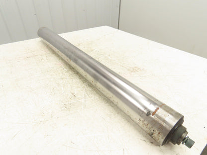 Hytrol 3.5"x 36" Belt Conveyor Idler Tail Pulley 38"BF Steel Drum Roller