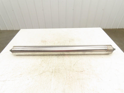 Hytrol 3.5"x 36" Belt Conveyor Idler Tail Pulley 38"BF Steel Drum Roller