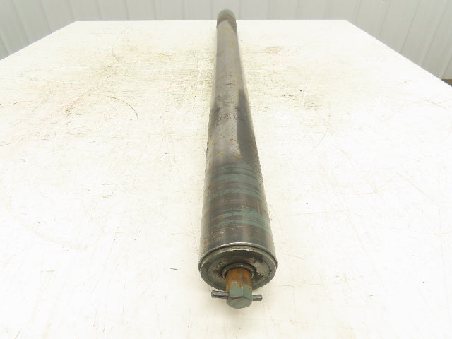 Hytrol 2.5"x 38"BF Steel Gravity Conveyor Roller 11/16" Hex Axle