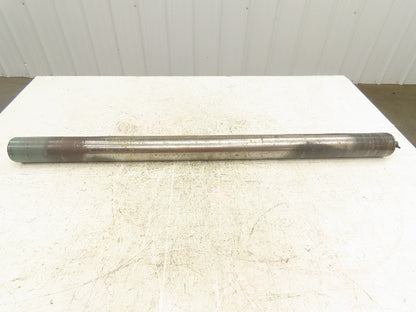 Hytrol 2.5"x 38"BF Steel Gravity Conveyor Roller 11/16" Hex Axle