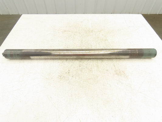 Hytrol 2.5"x 38"BF Steel Gravity Conveyor Roller 11/16" Hex Axle