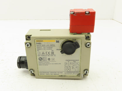 Omron D4BL-2DRG Solenoid Interlock Safety Door Switch 24VDC