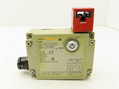 Omron D4BL-2DRG Solenoid Interlock Safety Door Switch 24VDC