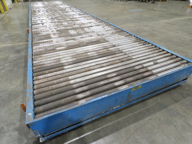 Hytrol 77"x 28' 6" Belt Drive Accumulating Pallet Conveyor 2.5" Roller 73"BF