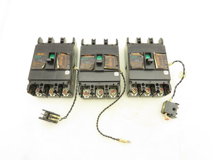 Fuji Electric EA203B Auto Circuit Breaker 150A 3 Pole Lot of 3