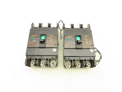 Fuji Electric EA203B Auto Circuit Breaker 200A 3 Pole Lot of 2