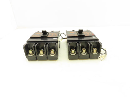 Fuji Electric EA203B Auto Circuit Breaker 200A 3 Pole Lot of 2