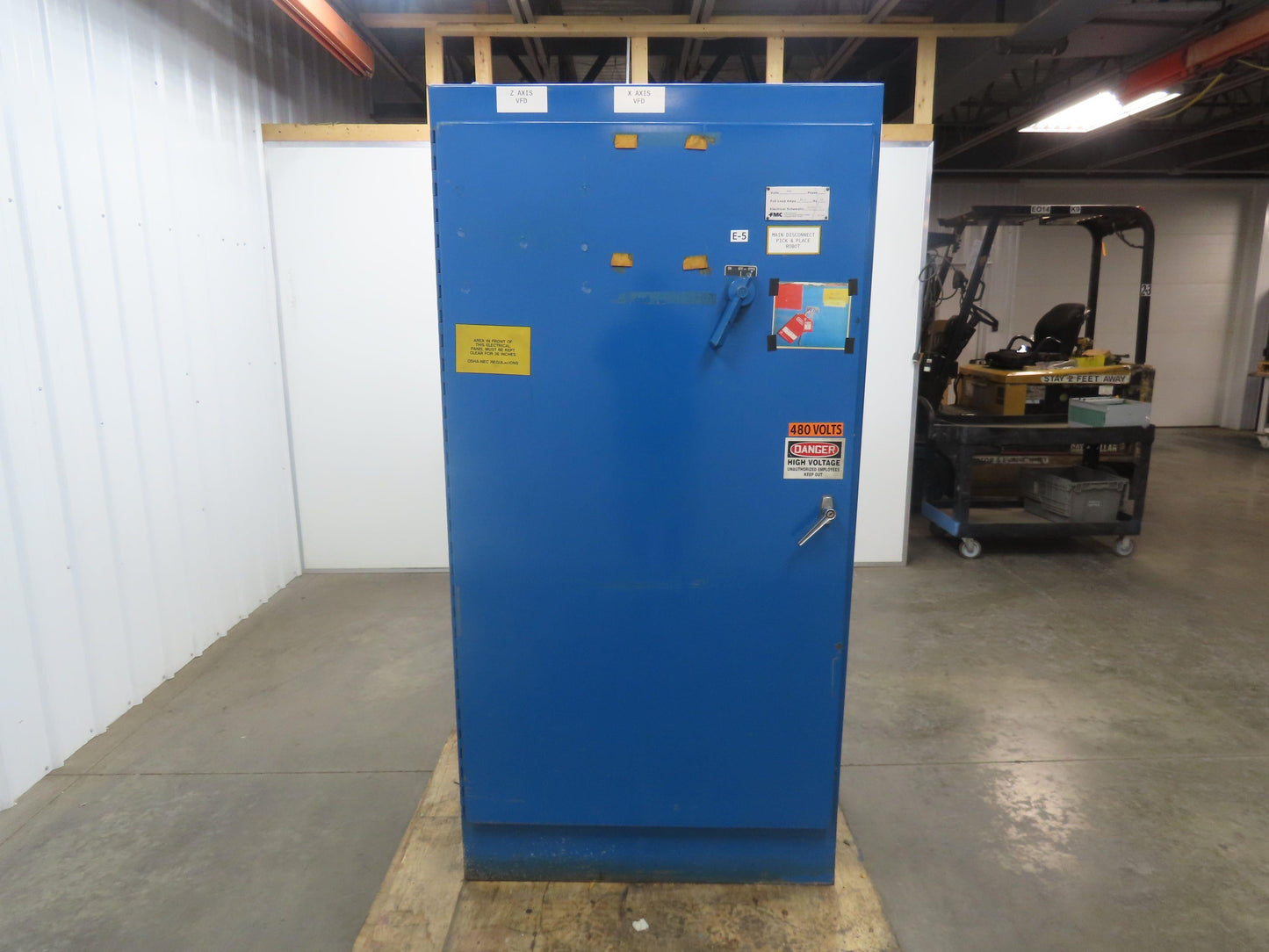 Hoffman Electrical Enclosure 72x36x24" Freestanding Dual Access Rear Door