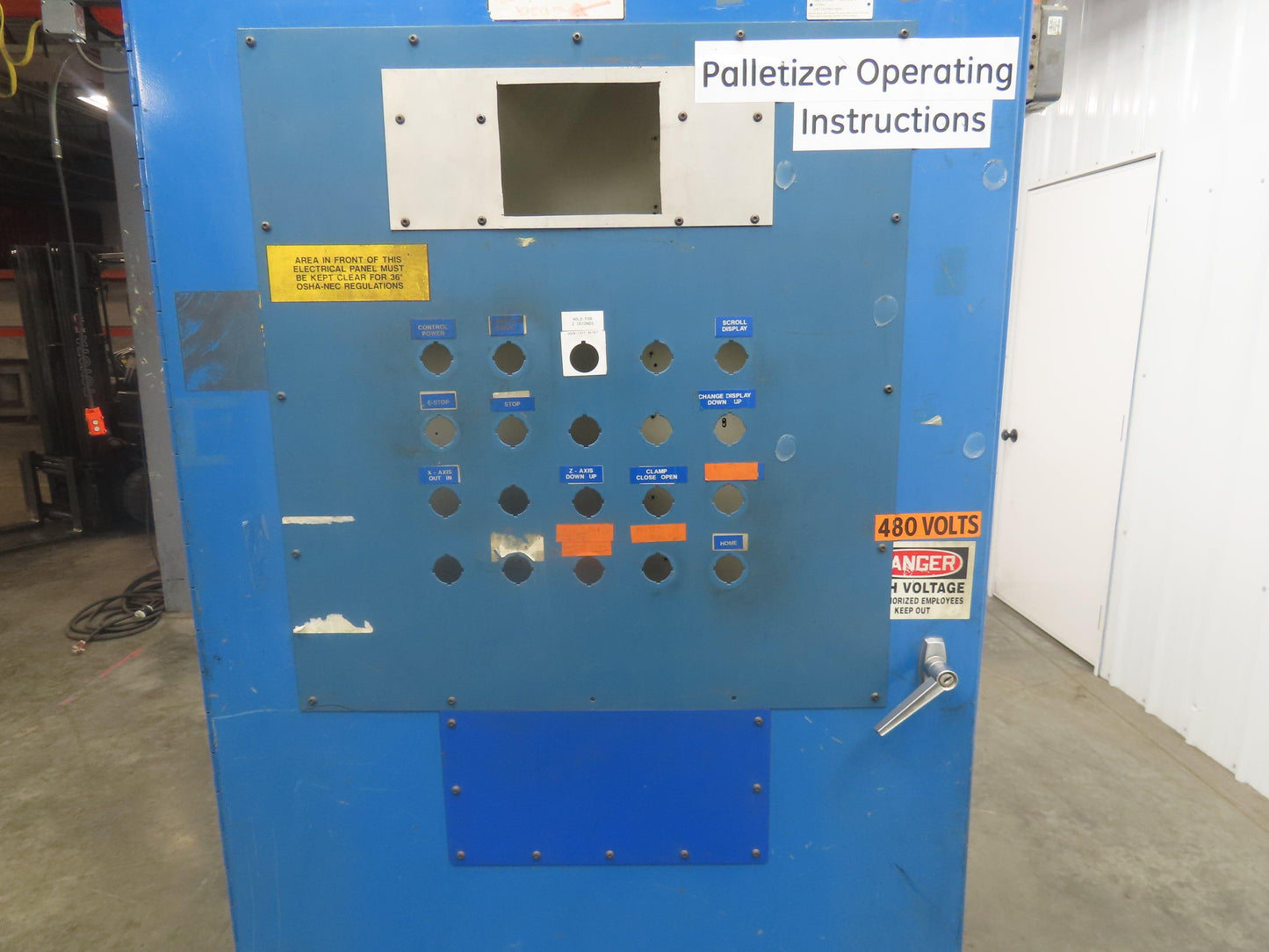 Hoffman Electrical Enclosure 72x36x24" Freestanding Dual Access Rear Door