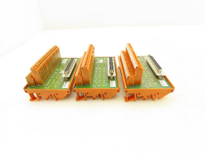 Weidmuller 910640-67 Terminal Block 37 Pin Lot of 3