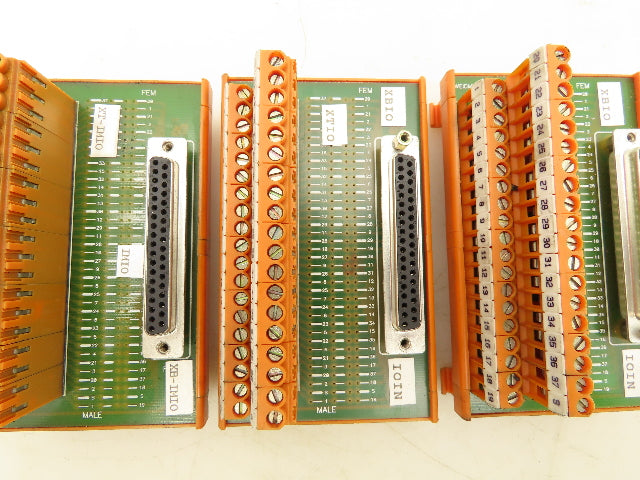 Weidmuller 910640-67 Terminal Block 37 Pin Lot of 3