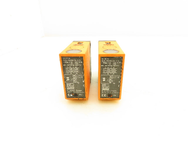 IFM Electronic OLB-FKOA/SL/LS Diffuse Reflection Sensor 1-800mm Lot of 2