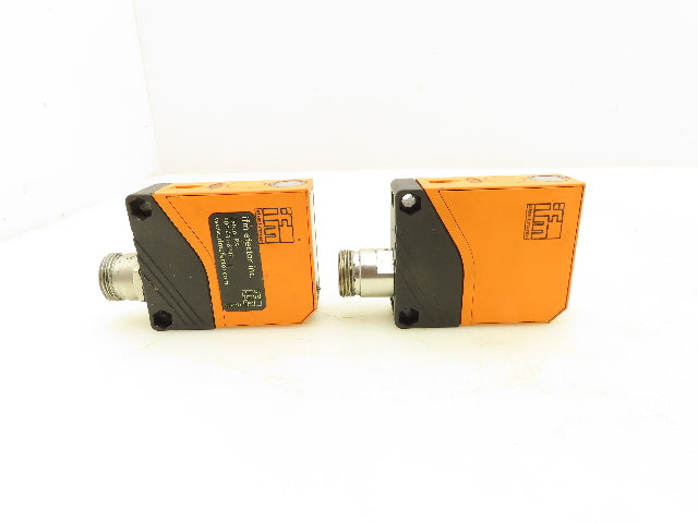IFM Electronic OLB-FKOA/SL/LS Diffuse Reflection Sensor 1-800mm Lot of 2