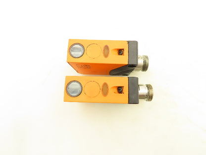 IFM Electronic OLB-FKOA/SL/LS Diffuse Reflection Sensor 1-800mm Lot of 2