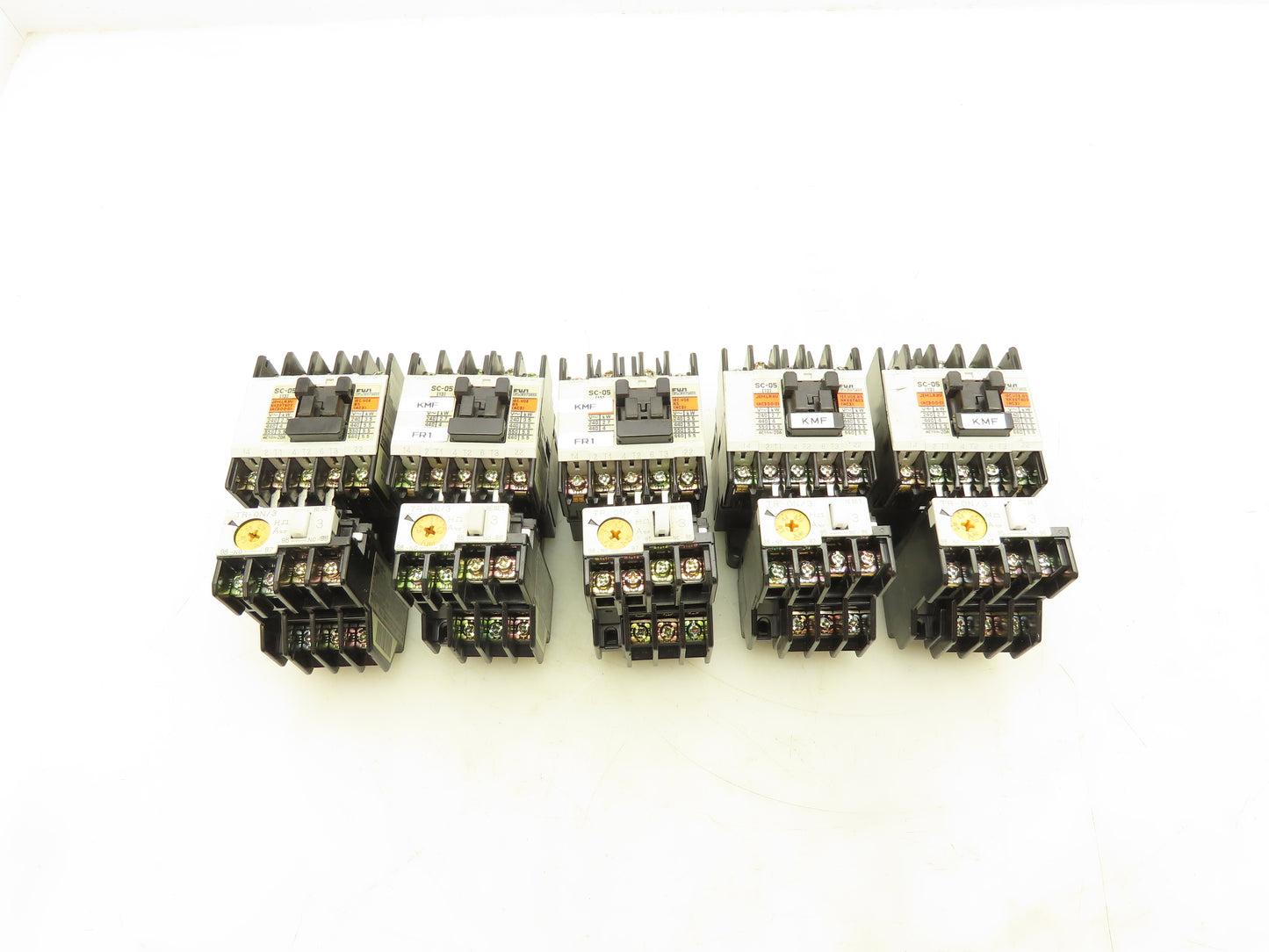 Fuji Electric SC-05 Magnetic Contactor Thermal Overload Relay 120V Coil Lot of 5
