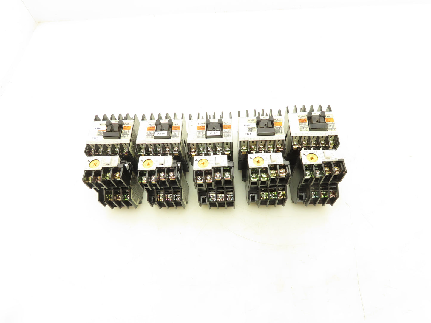 Fuji Electric SC-05 Magnetic Contactor Thermal Overload Relay 120V Coil Lot of 5