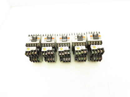 Fuji Electric SC-05 Magnetic Contactor Thermal Overload Relay 120V Coil Lot of 5