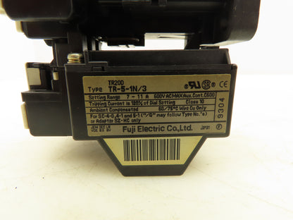 Fuji Electric SJ-1SG Magnetic Contactor Thermal Overload Relay 24V Coil Lot of 3
