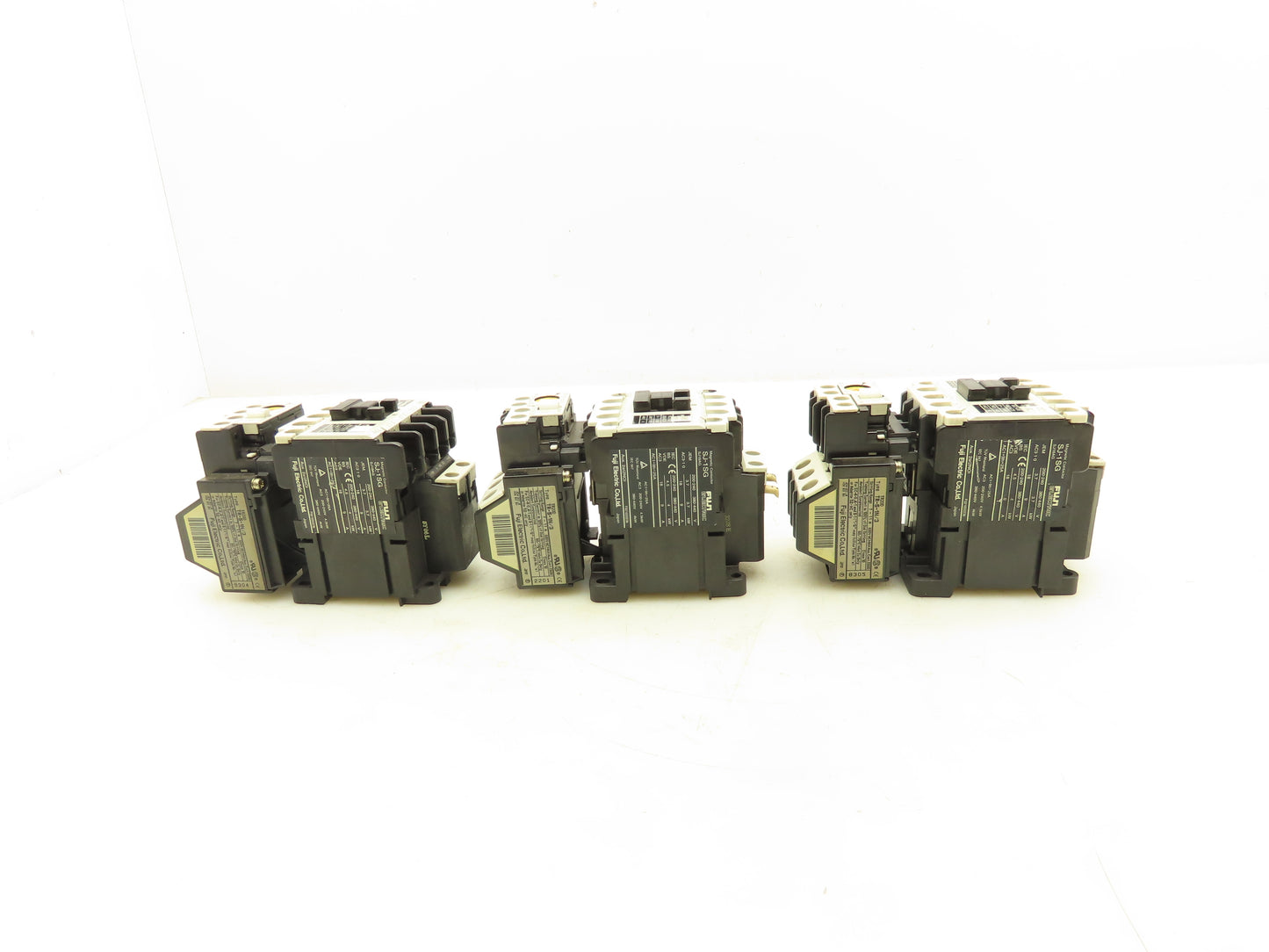 Fuji Electric SJ-1SG Magnetic Contactor Thermal Overload Relay 24V Coil Lot of 3