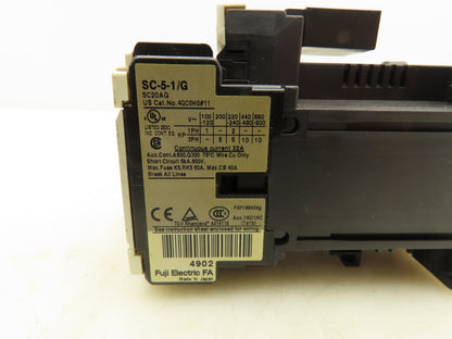Fuji Electric SC-5-1/G Magnetic Contactor 24V Coil 32A 600V Lot of 3