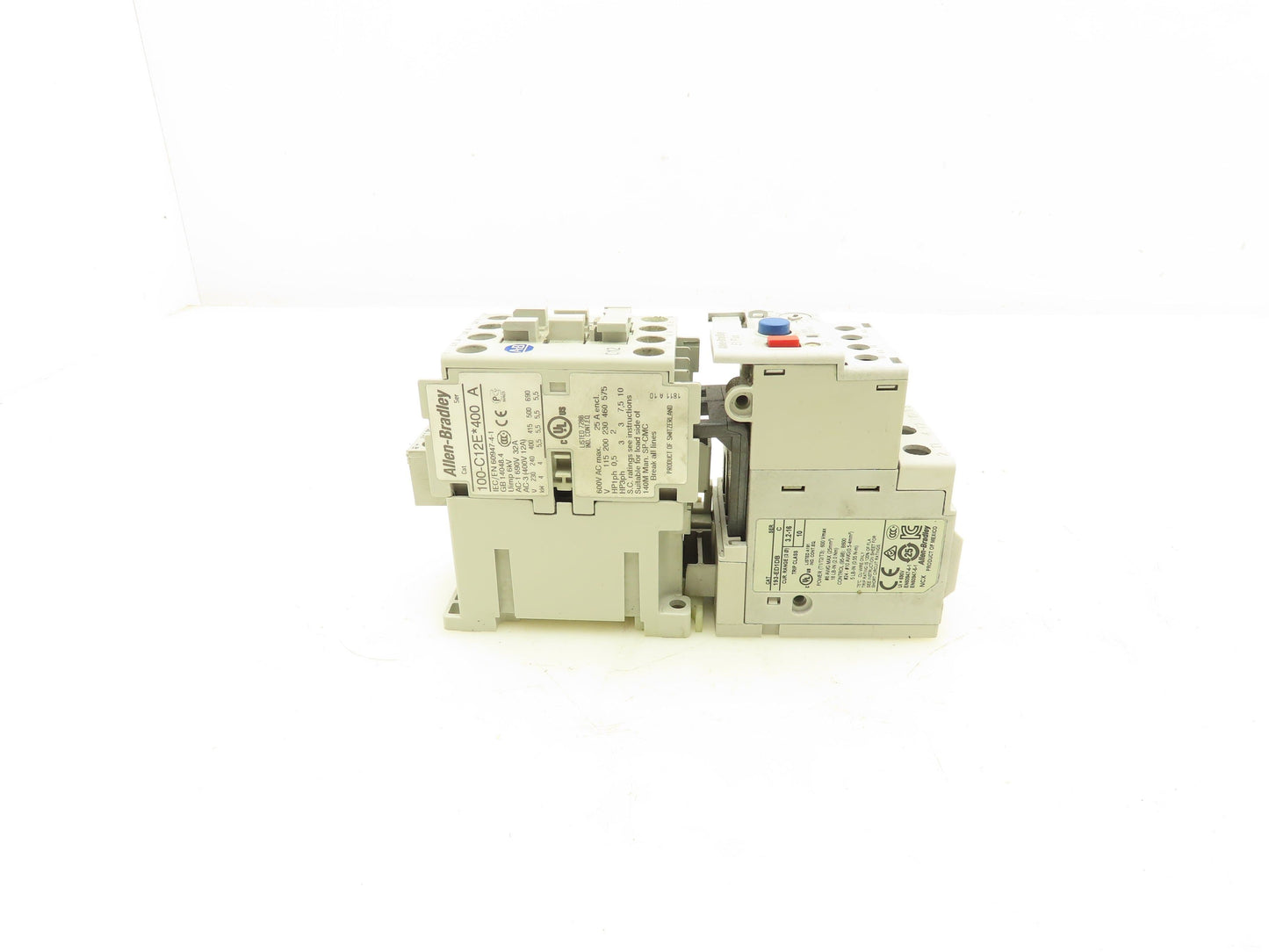 Allen Bradley 100-C12E*400 Contactor Overload Relay 193-ED1DB 24V 600V 32A