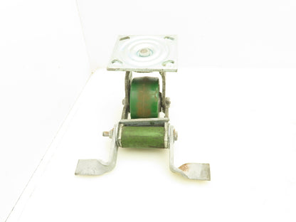 Albion PD0420019 Locking Swivel Caster 4" Wheel 2"Wide Polyurethane Set of 4