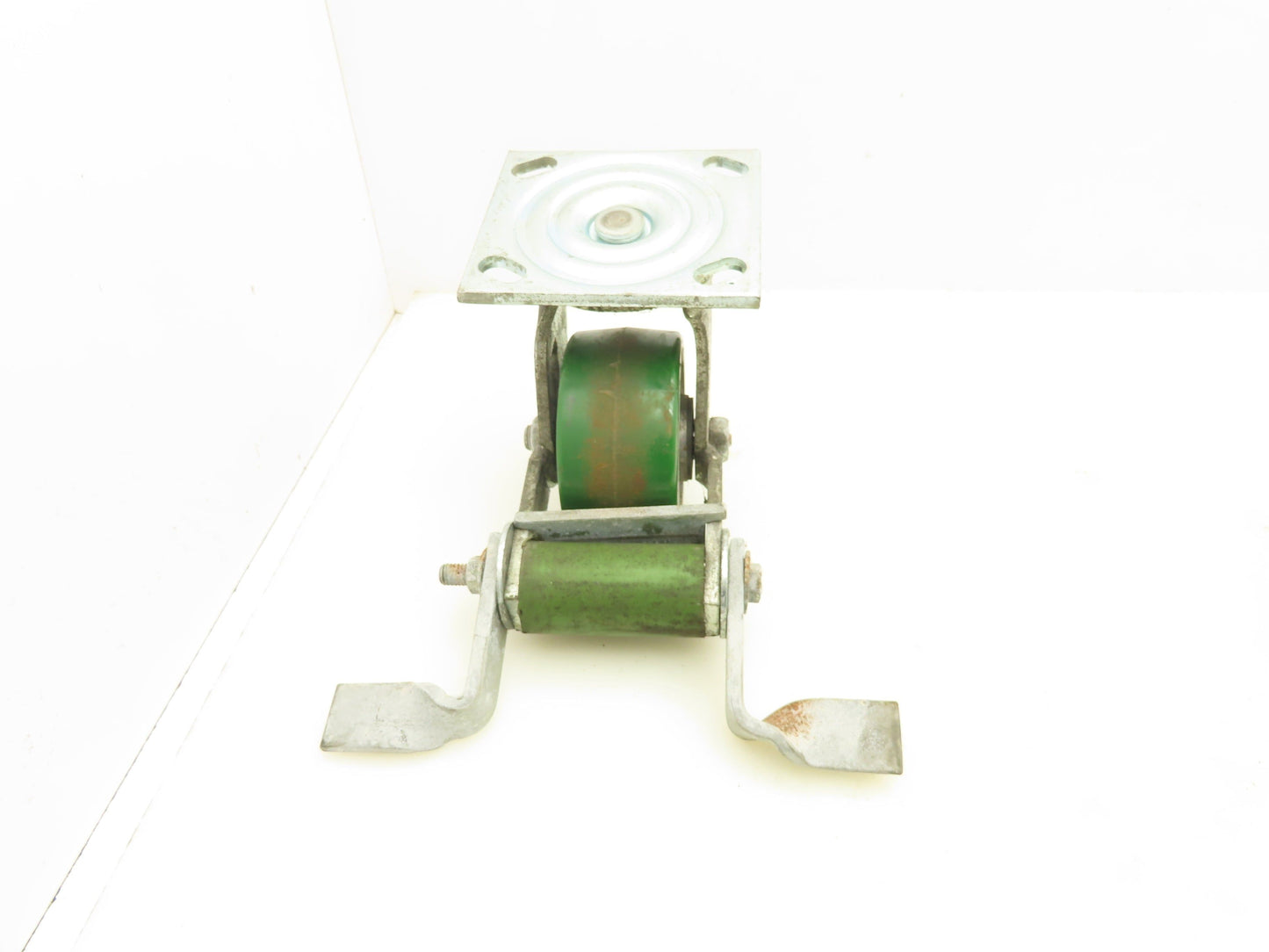 Albion PD0420019 Locking Swivel Caster 4" Wheel 2"Wide Polyurethane Set of 4