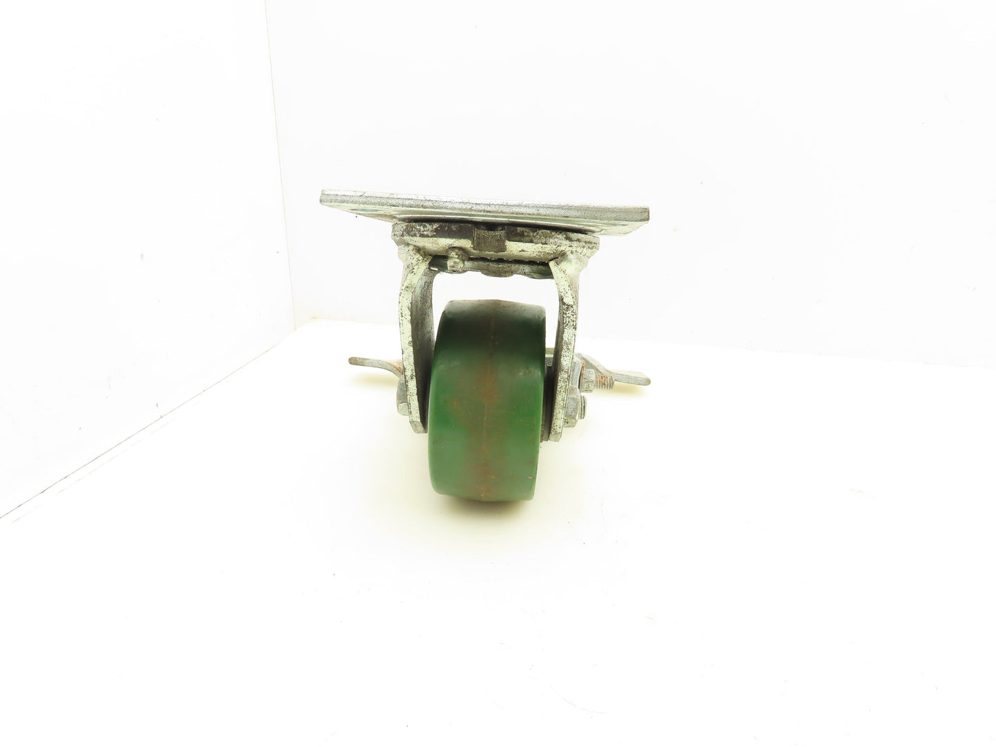 Albion PD0420019 Locking Swivel Caster 4" Wheel 2"Wide Polyurethane Set of 4