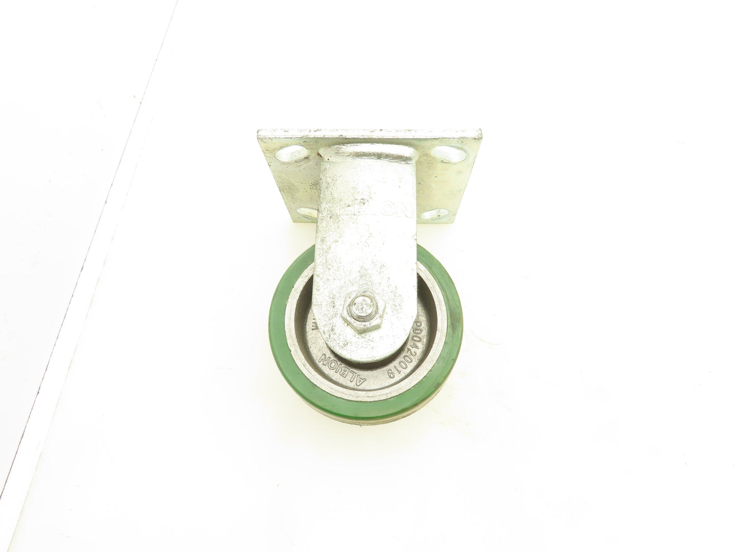 Albion PD0420019 Locking Swivel Caster 4" Wheel 2"Wide Polyurethane Set of 4