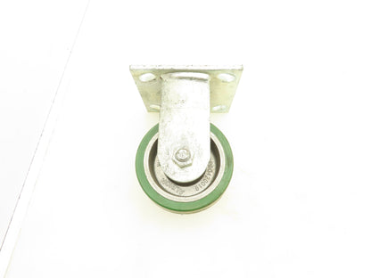 Albion PD0420019 Locking Swivel Caster 4" Wheel 2"Wide Polyurethane Set of 4