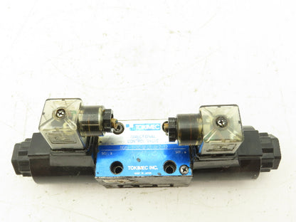 Tokimec DG4V-3-2C-M-U1-H-7-52 Directional Control Double Solenoid Valve 4/3 24V