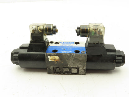Tokimec DG4V-3-2C-M-U1-H-7-52 Directional Control Double Solenoid Valve 4/3 24V