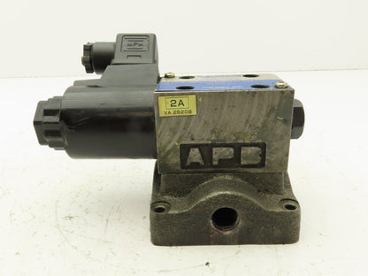 Tokimec DG4V-3-2A-M-U1-H-7-52 Directional Valve w/4-Port D03 Hydraulic Manifold