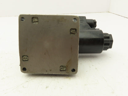 Tokimec DG4V-3-2A-M-U1-H-7-52 Directional Valve w/4-Port D03 Hydraulic Manifold