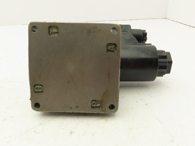 Tokimec DG4V-3-2A-M-U1-H-7-52 Directional Valve w/4-Port D03 Hydraulic Manifold