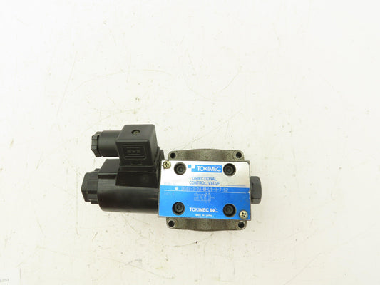 Tokimec DG4V-3-2A-M-U1-H-7-52 Directional Valve w/4-Port D03 Hydraulic Manifold