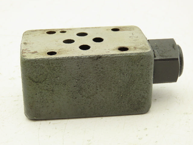 Tokimec TGMDC-3-X-TK-50 Hydraulic Check Valve Sandwich Plate D03