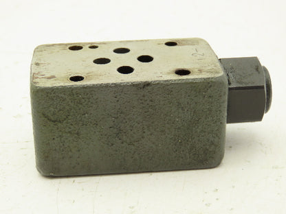 Tokimec TGMDC-3-X-TK-50 Hydraulic Check Valve Sandwich Plate D03