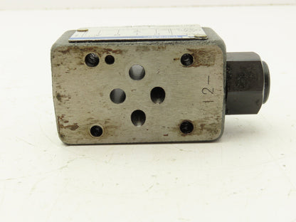 Tokimec TGMDC-3-X-TK-50 Hydraulic Check Valve Sandwich Plate D03