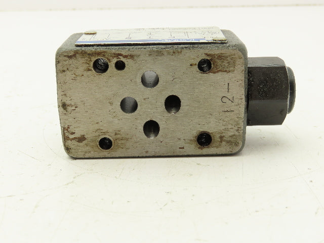 Tokimec TGMDC-3-X-TK-50 Hydraulic Check Valve Sandwich Plate D03