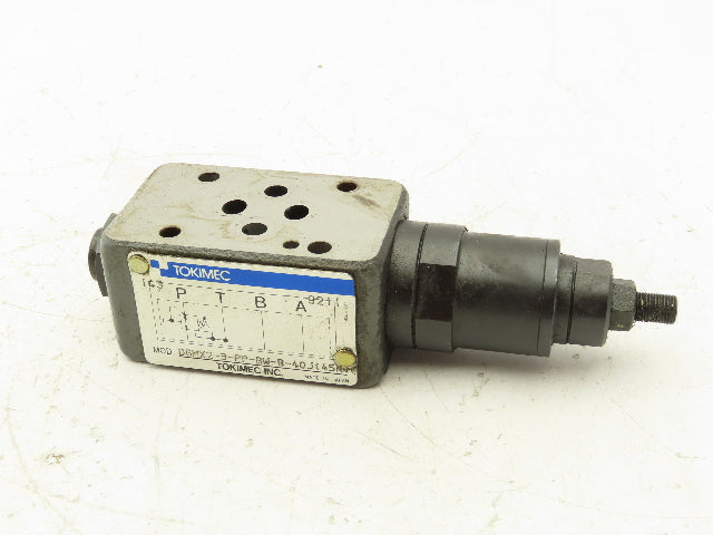Tokimec DGMX2-3-PP-BW-B-40J Hydraulic Reducing Relief Valve Sandwich Plate D03