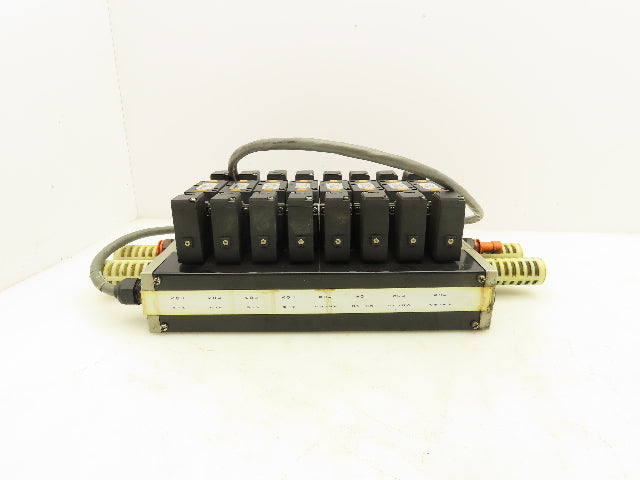 SMC NVV5FS3 Pneumatic 8-Station Manifold 5/2 Solenoid Valves NVFS3200-5FZ