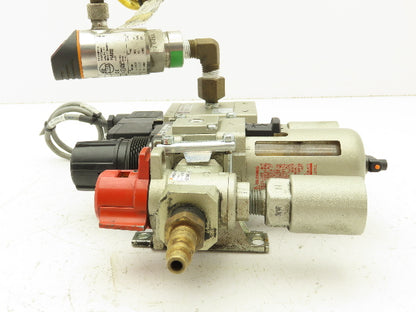SMC Pneumatic Soft Startup Valve Pressure Sensor Regulator Assembly
